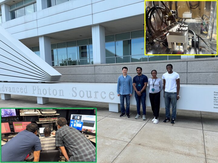 On-site experiments at Argonne National Lab 